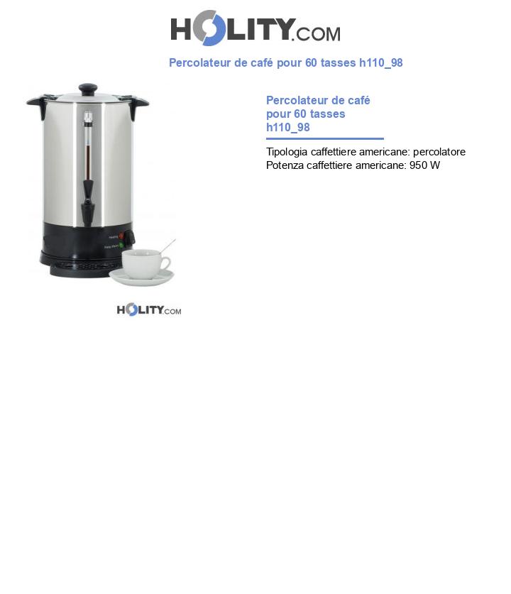 Percolateur de café pour 60 tasses h110_98